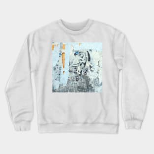 Wild Siberian Tiger Collage Crewneck Sweatshirt